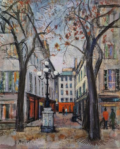 César BOLLETTI (c.1915-1995)
Place de Furstenberg...