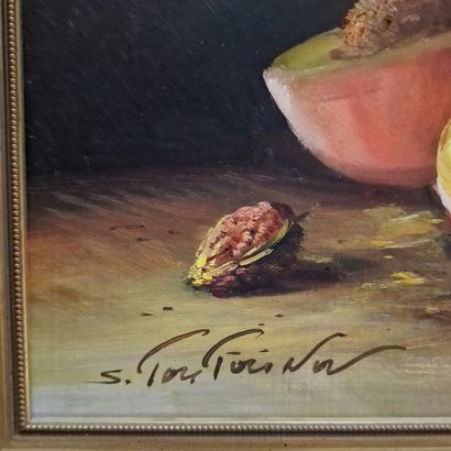 Sergueï TOUTOUNOV (Né en 1958)
Pêches et...