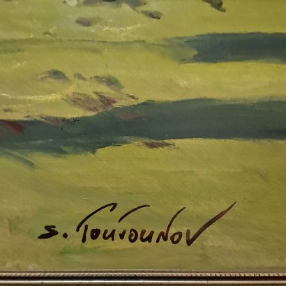 Sergueï TOUTOUNOV (Né en 1958)
Basse-cour...