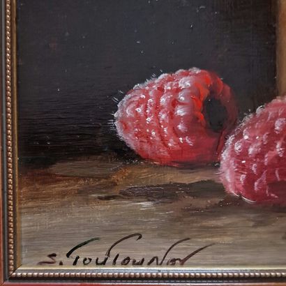 Sergueï TOUTOUNOV (Né en 1958)
Framboises...