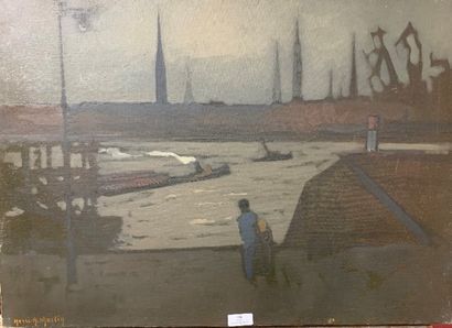 142/ Henri-André MARTIN (1918-2004)
Les quais...