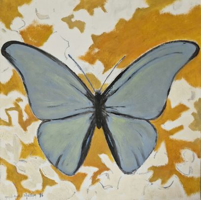 Henri-André MARTIN (1918-2004)
Papillon bleu...