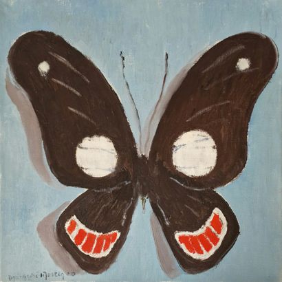 Henri-André MARTIN (1918-2004)
Papillon noir,...