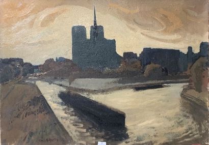 771/ Henri-André MARTIN (1918-2004)
Notre-Dame...