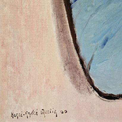 Henri-André MARTIN (1918-2004)
Papillon bleu...