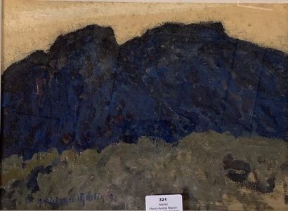 321/ Henri-André MARTIN (1918-2004)
Olive...