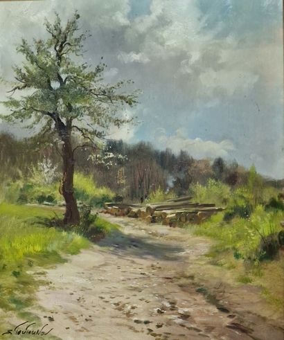 Sergueï TOUTOUNOV (Né en 1958)
La scierie...