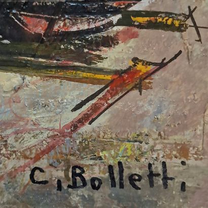 César BOLLETTI (c.1915-1995)
Boats on dry...