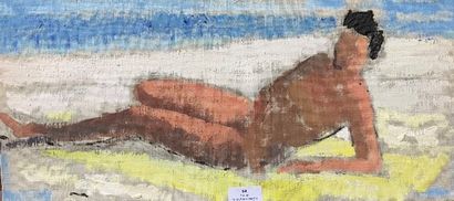 54/ Henri-André MARTIN (1918-2004)
Nude lying...