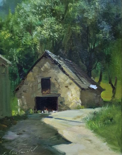 Sergueï TOUTOUNOV (Né en 1958)
Basse-cour...