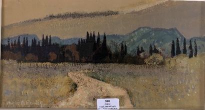 390/ Henri-André MARTIN (1918-2004)
Chemin...