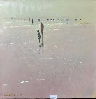 245/ Henri-André MARTIN (1918-2004)
Beach...