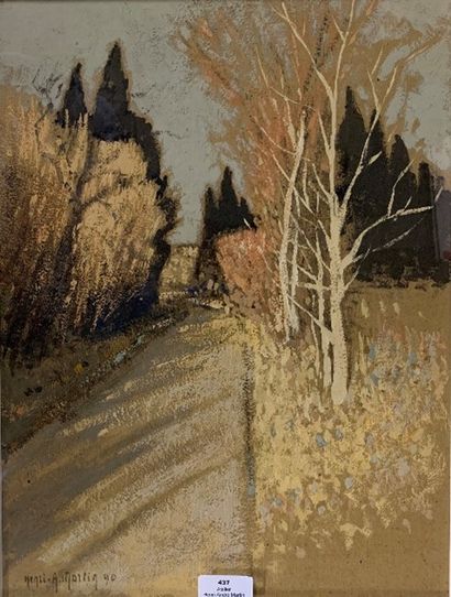437/ Henri-André MARTIN (1918-2004)
Route...