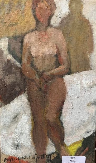 226/ Henri-André MARTIN (1918-2004)
Nu debout...