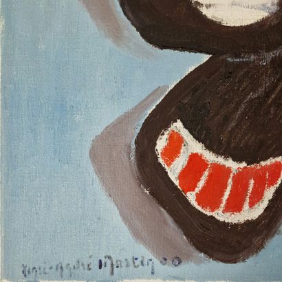 Henri-André MARTIN (1918-2004)
Papillon noir,...