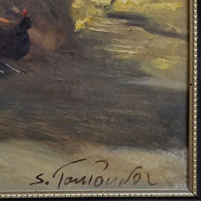 Sergueï TOUTOUNOV (Né en 1958)
Basse-cour...