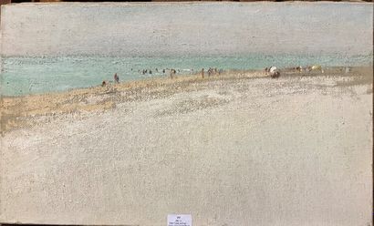 77/ Henri-André MARTIN (1918-2004)
Beach...