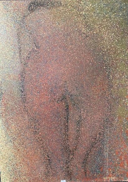 596/ Henri-André MARTIN (1918-2004)
Red nude...