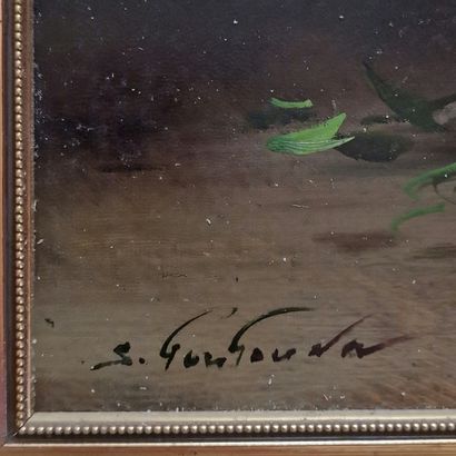 Sergueï TOUTOUNOV (Né en 1958)
Pétunias dans...