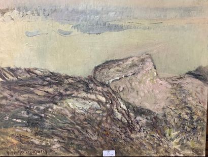187/ Henri-André MARTIN (1918-2004)
 Alpilles
Canvas...