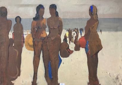 472/ Henri-André MARTIN (1918-2004)
Beach...