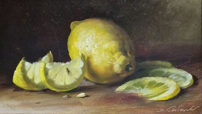 Sergueï TOUTOUNOV (Né en 1958)
Citrons
HUILE...