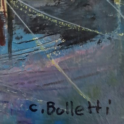 César BOLLETTI (c.1915-1995)
3 boats
OIL...