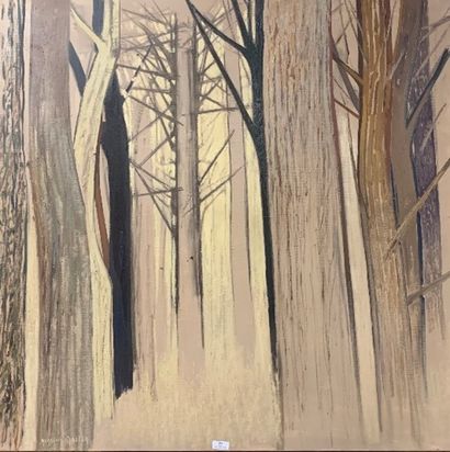 659/ Henri-André MARTIN (1918-2004)
Forêt...