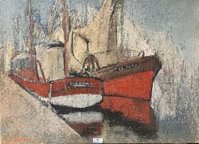 900/ Henri-André MARTIN (1918-2004)
Bateaux...