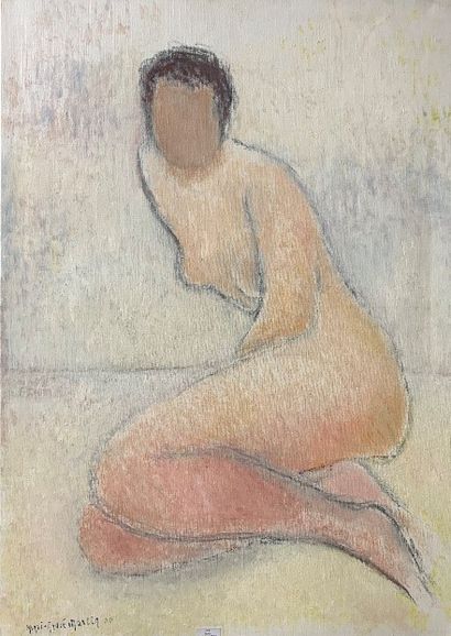 741/ Henri-André MARTIN (1918-2004)
Seated...