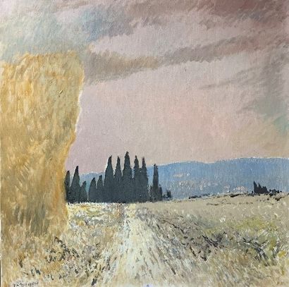 559/ Henri-André MARTIN (1918-2004)
Cypress...