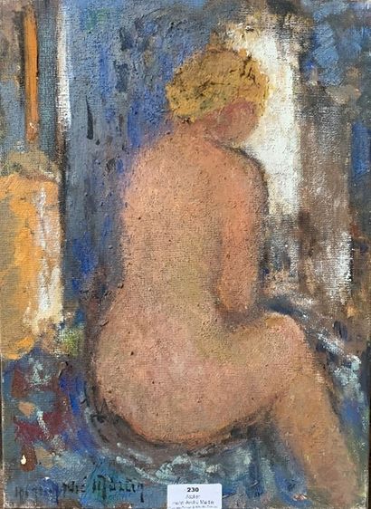230/ Henri-André MARTIN (1918-2004)
Nu blond...