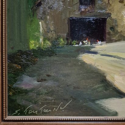 Sergueï TOUTOUNOV (Né en 1958)
Basse-cour...
