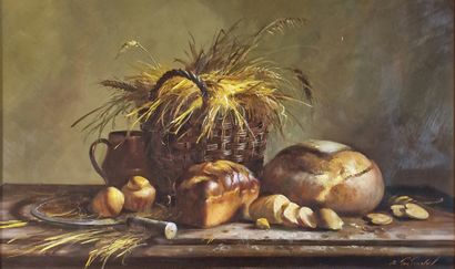 Sergueï TOUTOUNOV (Né en 1958)
Brioches,...