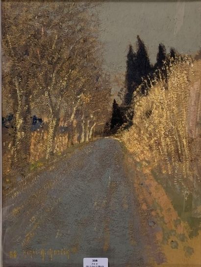 358/ Henri-André MARTIN (1918-2004)
The blue...