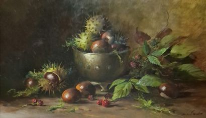 Sergueï TOUTOUNOV (Né en 1958)
Marrons d'Inde...
