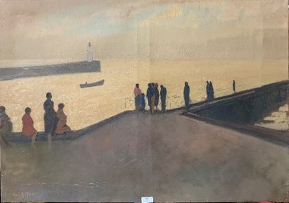 754/ Henri-André MARTIN (1918-2004)
La jetée...