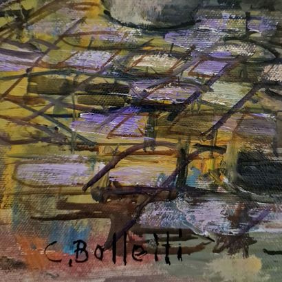 César BOLLETTI (c.1915-1995)
Pierrot in Biot
OIL...