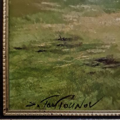 Sergueï TOUTOUNOV (Né en 1958)
Vaches et...
