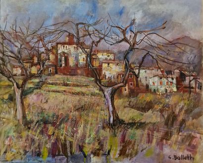 César BOLLETTI (c.1915-1995)
Niçois Countryside
OIL...