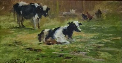 Sergueï TOUTOUNOV (Né en 1958)
Vaches et...