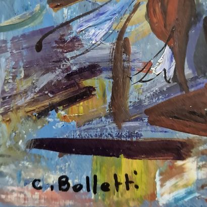 César BOLLETTI (c.1915-1995)
Bouquet champêtre...