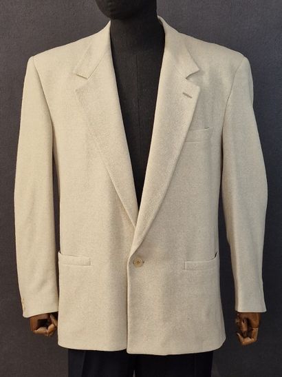 Gianni VERSACE - MEN'S JACKET in beige mottled...