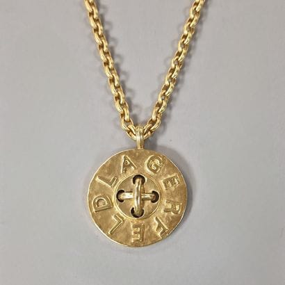 Karl LAGERFELD - Gilded metal CHAIN SAUTOIR...