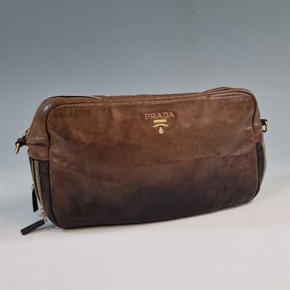 PRADA - 30cm POCKET in brown and black gradient...