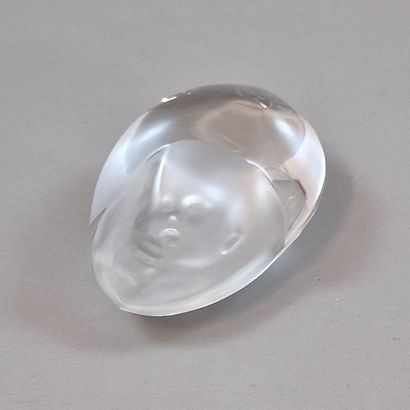BACCARAT PRESSE PAPIER NOURISSON in partially...
