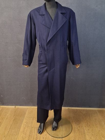 Claude MONTANA - MANTEAU de cocher en laine...