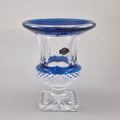SAINT-LOUIS - VASE MEDICIS en cristal overlay...