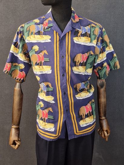 HERMES PARIS MADE IN FRANCE - SHORT-SLEEVED...