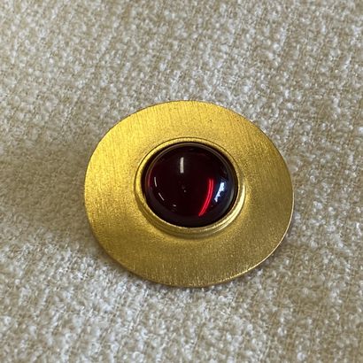 Paloma PICASSO - BROCHE CIRCULAIRE en métal...